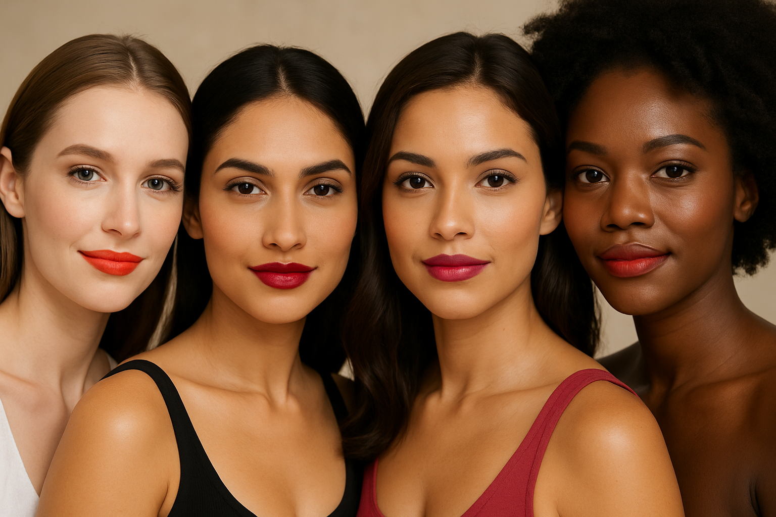 Batons que valorizam todos os tons de pele