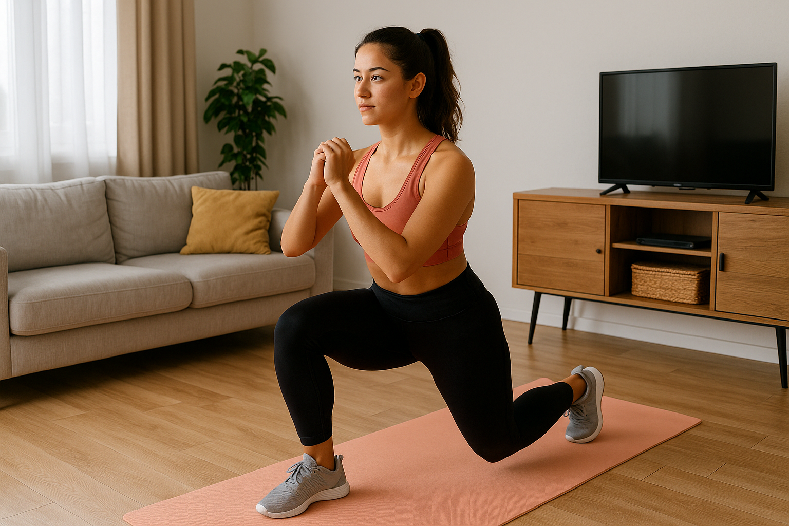 Top 7 exercícios para definir o corpo em casa