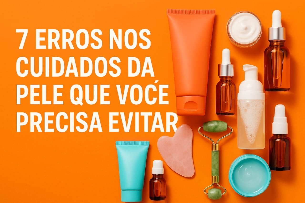 7 erros nos cuidados da pele que você precisa evitar