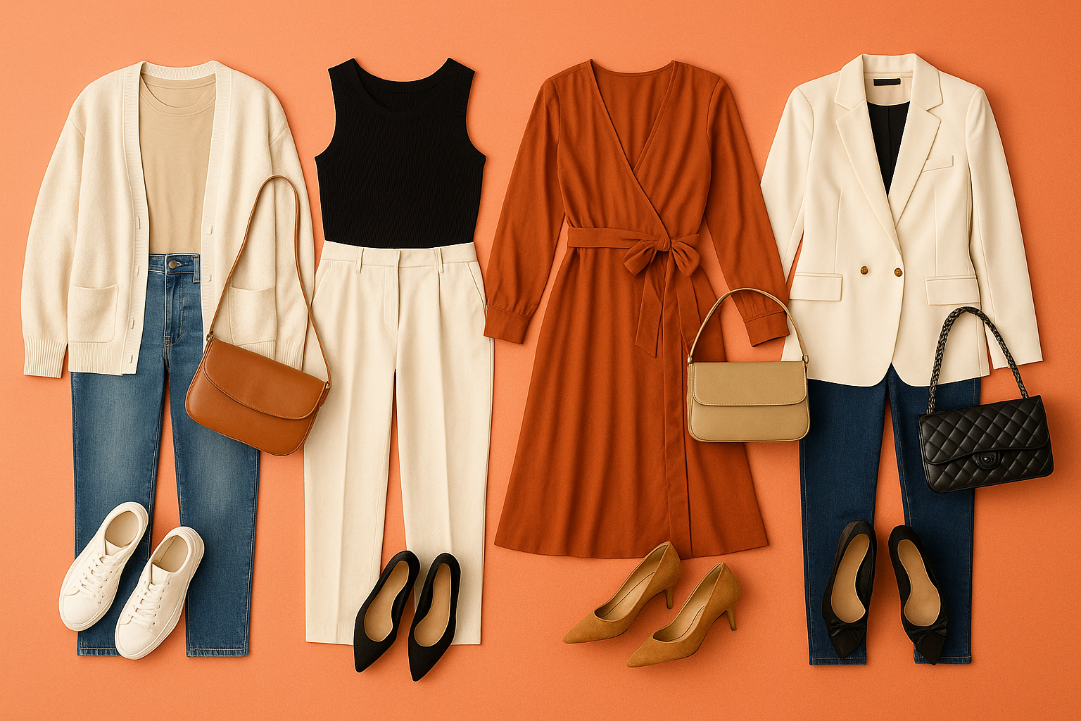 Como montar produções de moda incríveis com peças que você já tem em casa